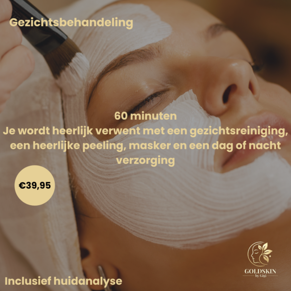 Gezichtsbehandeling 60 minuten